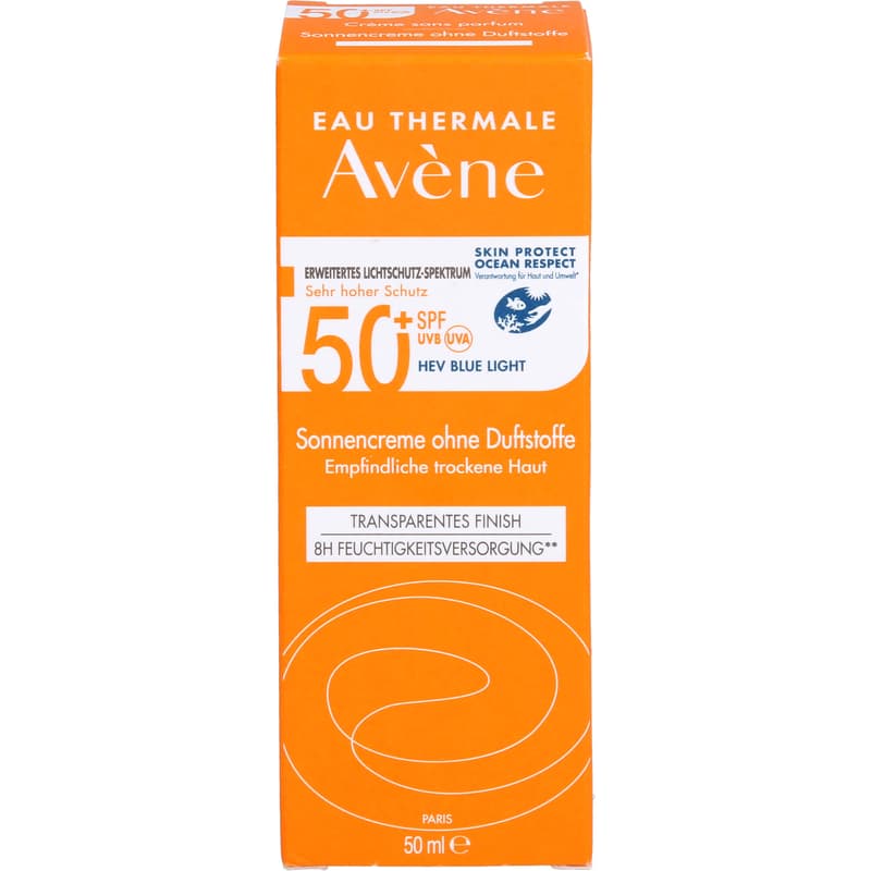 AVENE Sunscreen SPF 50+ without fragrance