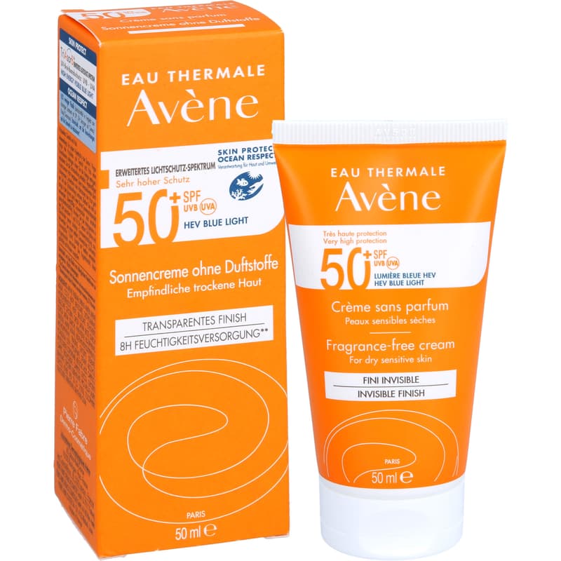 AVENE Sunscreen SPF 50+ without fragrance