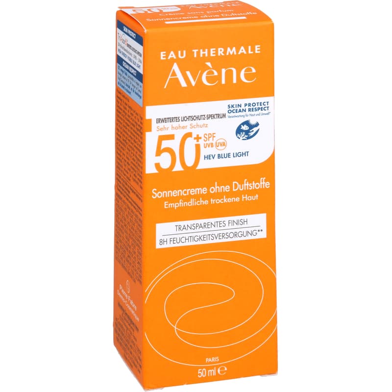 AVENE Sunscreen SPF 50+ without fragrance