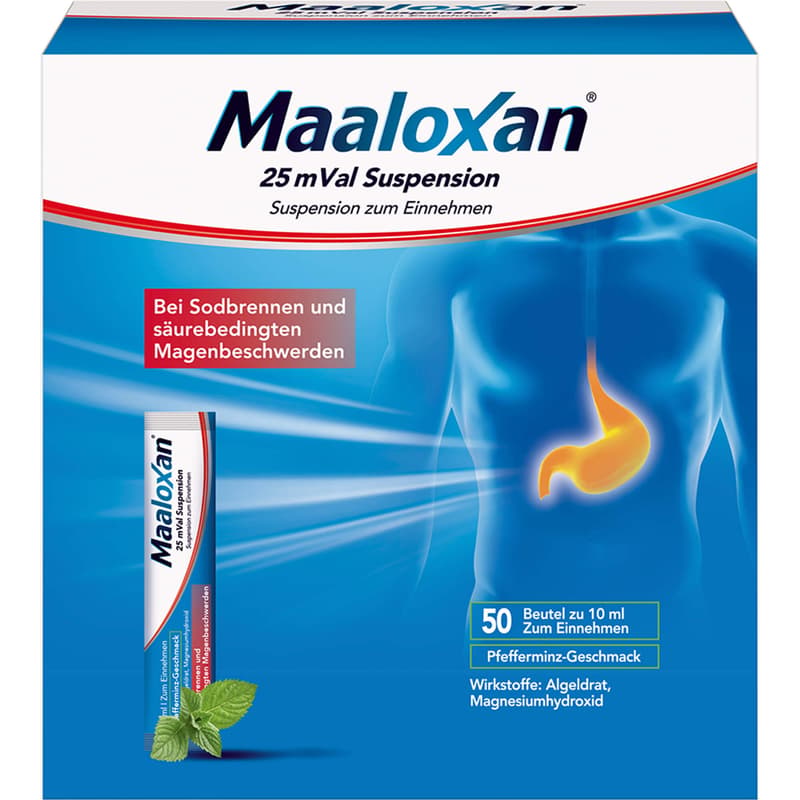MAALOXAN 25 mEq Suspension