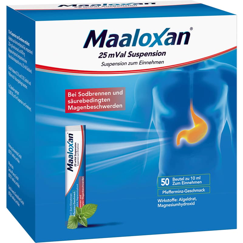 MAALOXAN 25 mEq Suspension