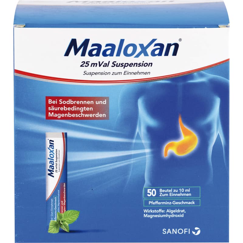MAALOXAN 25 mEq Suspension