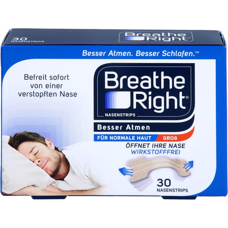 BREATHE Right Besser Atmen Nasenpfl.groß beige