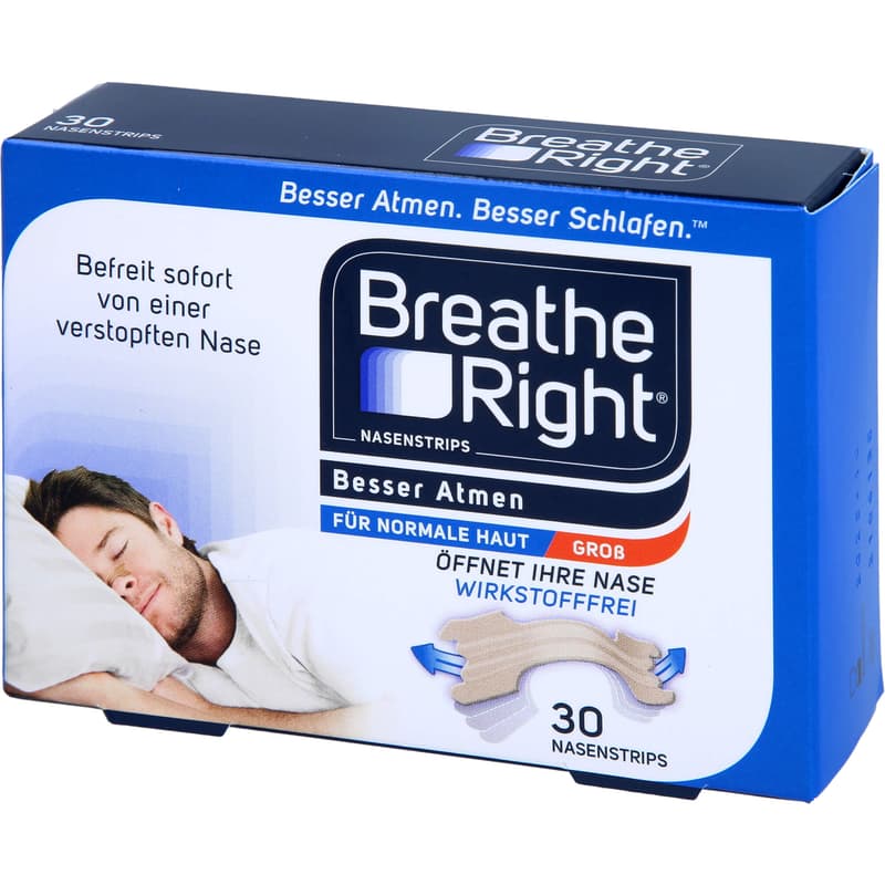 BREATHE Right Besser Atmen Nasenpfl.groß beige