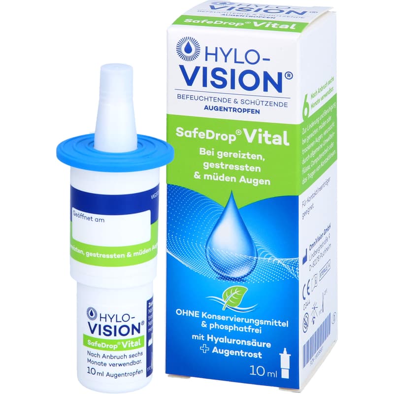 HYLO-VISION SafeDrop Vital eye drops