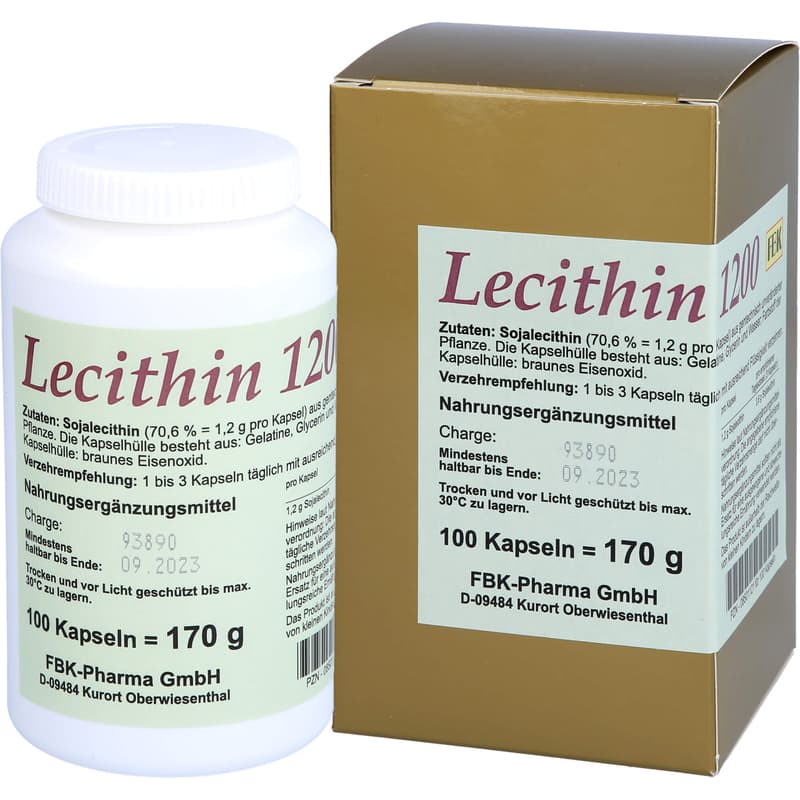 LECITHIN 1200 Kapseln