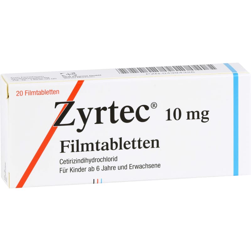 ZYRTEC 10 mg Filmtabletten