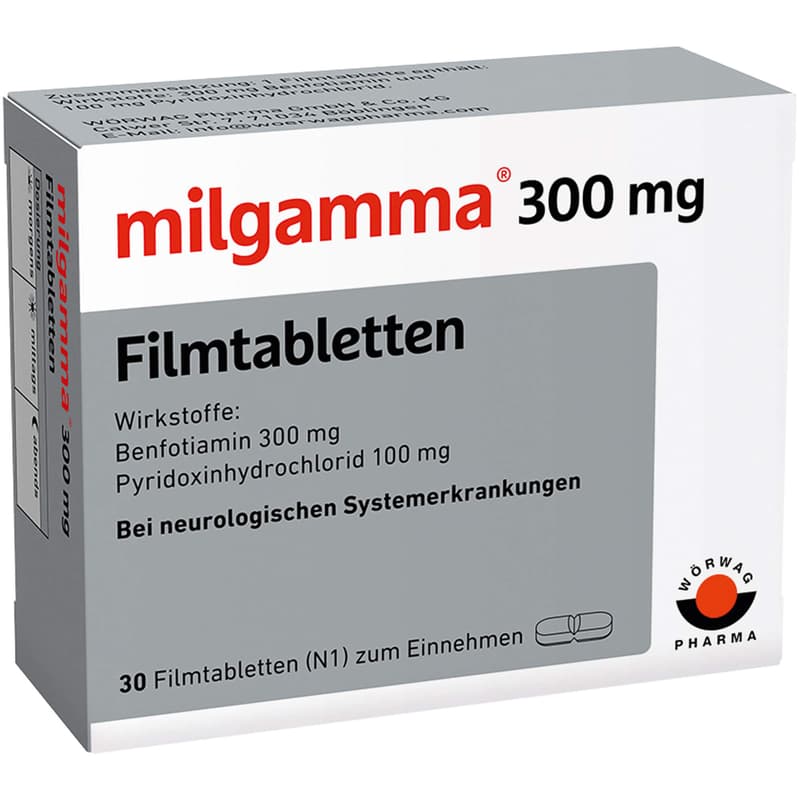 MILGAMMA 300 mg film-coated tablets
