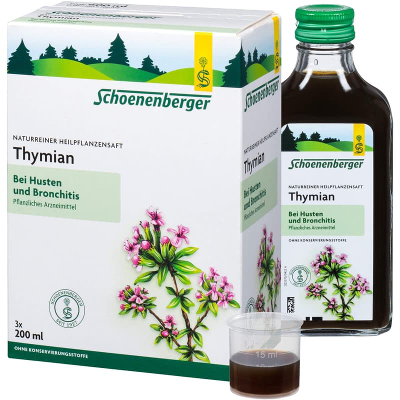 THYMIAN SAFT Schoenenberger Heilpflanzensäfte