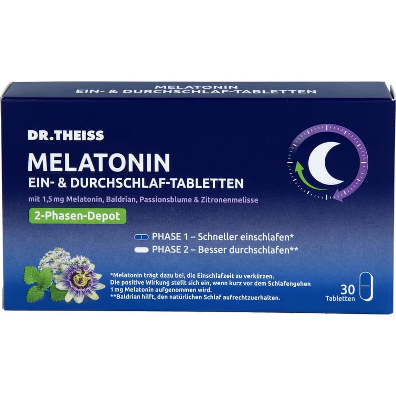 DR.THEISS Melatonin Sleep & Stay-Along Tablets