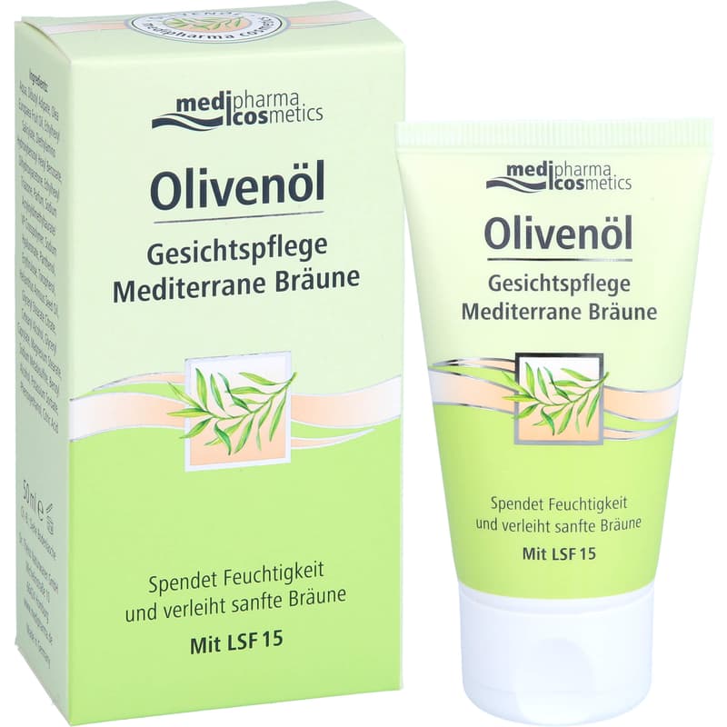 OLIVENÖL GESICHTSPFLEGE Creme mediterrane Bräune