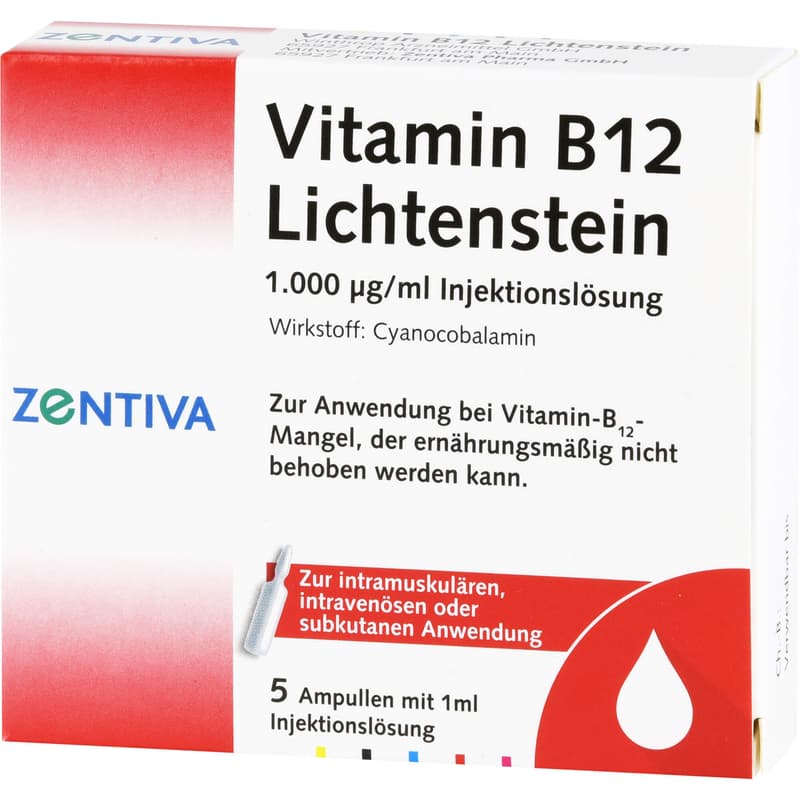 VITAMIN B12 1.000 μg Lichtenstein Ampullen