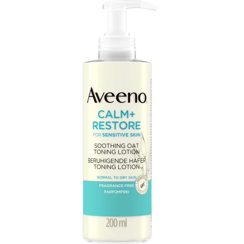 AVEENO Calm+ Restore beruhigende Hafer Toning Lot.