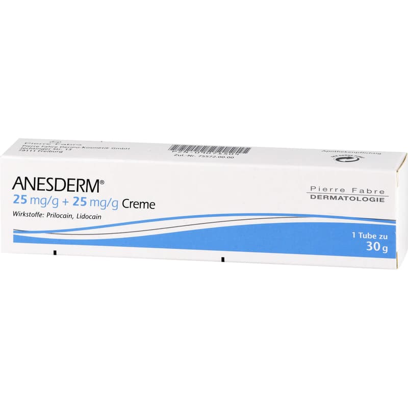 ANESDERM 25 mg/g + 25 mg/g Creme