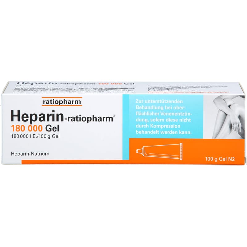 HEPARIN-RATIOPHARM 180.000 I.E. Gel