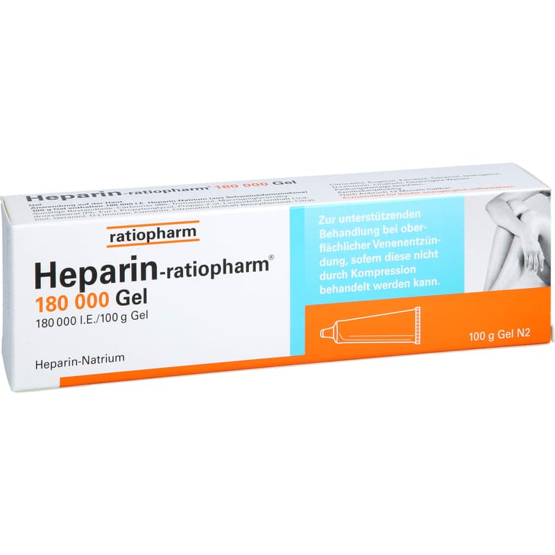 HEPARIN-RATIOPHARM 180.000 I.E. Gel