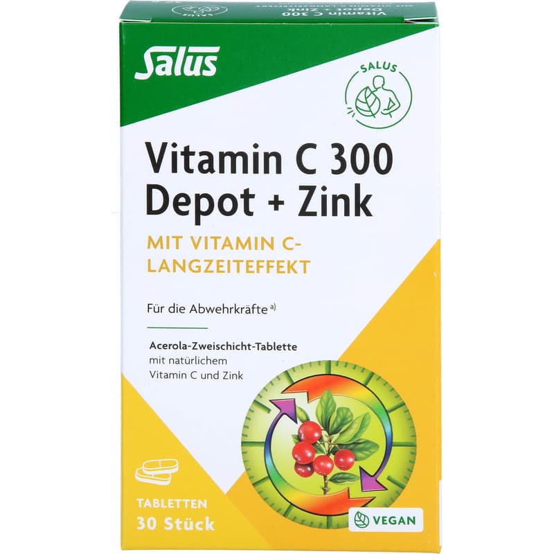 VITAMIN C 300 Depot+Zink Tabletten Salus