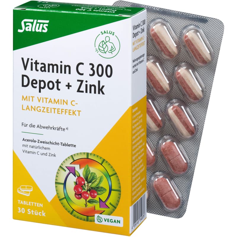 VITAMIN C 300 Depot+Zink Tabletten Salus