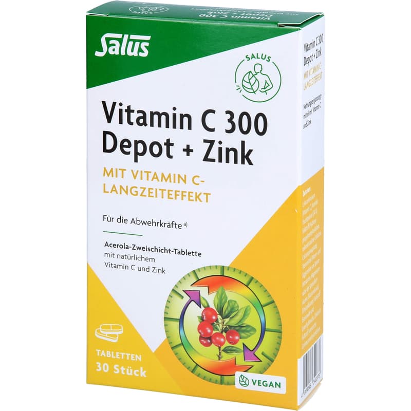 VITAMIN C 300 Depot+Zink Tabletten Salus