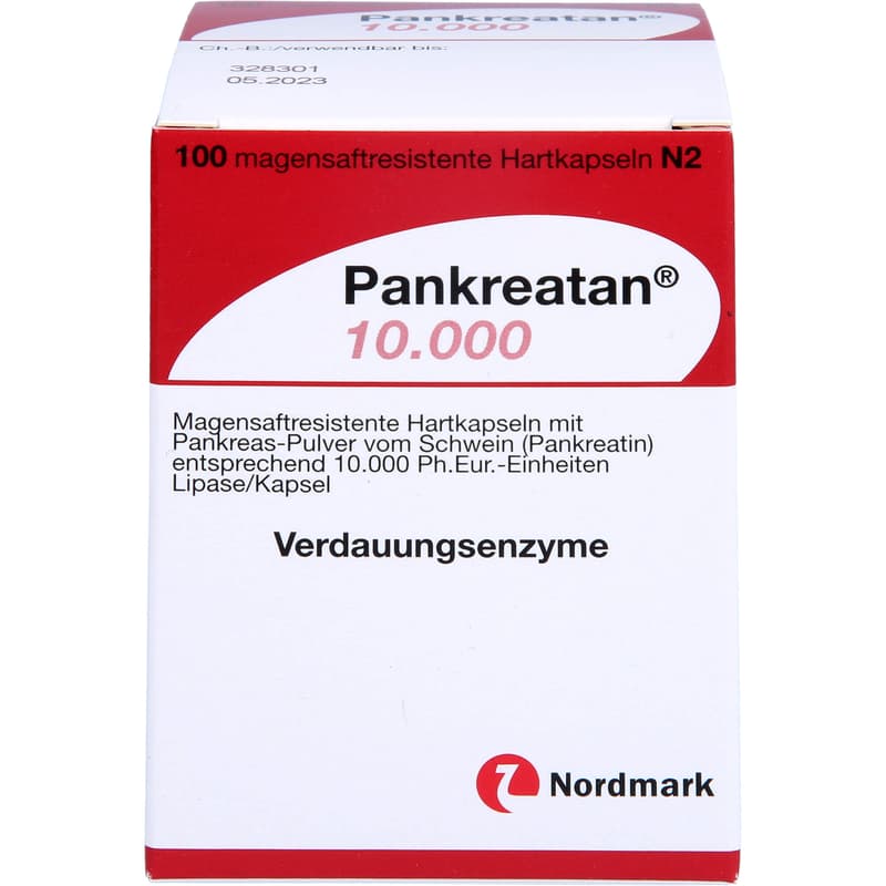 PANKREATAN 10.000 magensaftresistente Hartkapseln