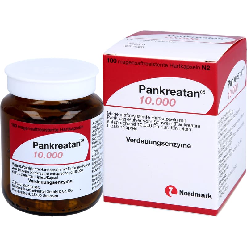 PANKREATAN 10.000 magensaftresistente Hartkapseln