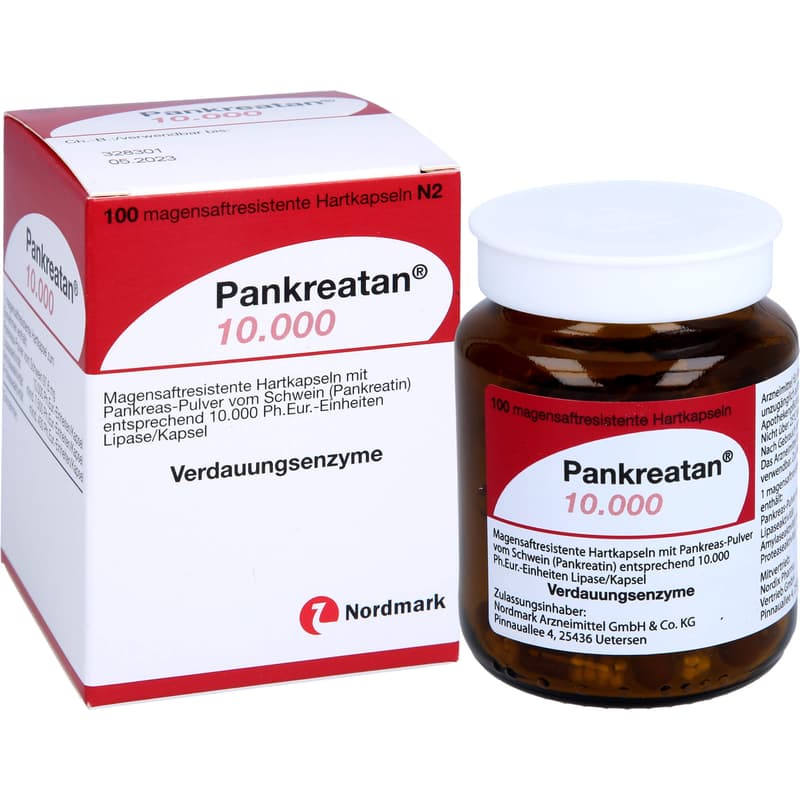 PANKREATAN 10.000 magensaftresistente Hartkapseln