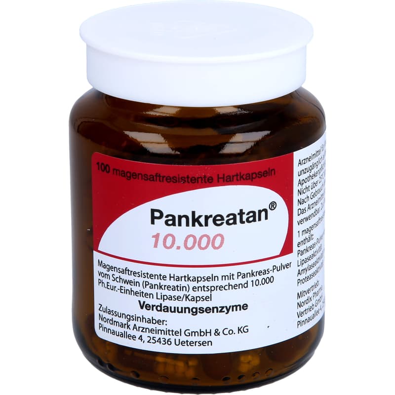 PANKREATAN 10.000 magensaftresistente Hartkapseln