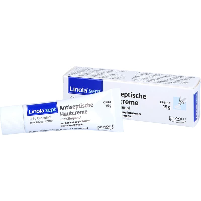 LINOLA sept Antiseptische Hautcreme mit Clioquinol