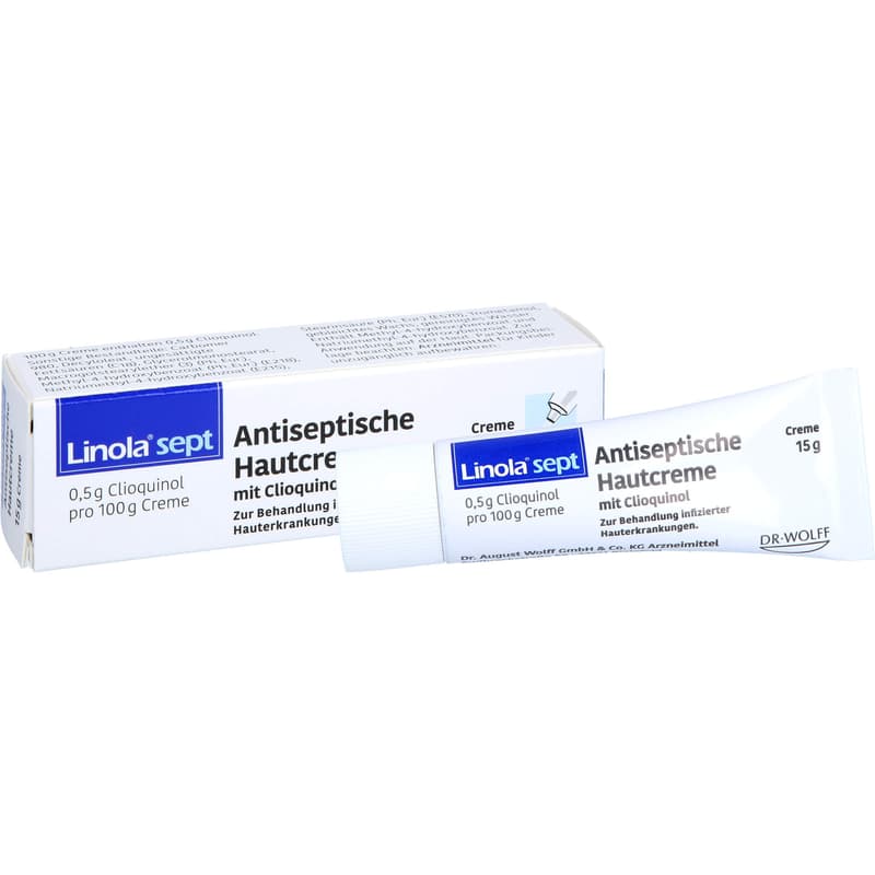 LINOLA sept Antiseptische Hautcreme mit Clioquinol