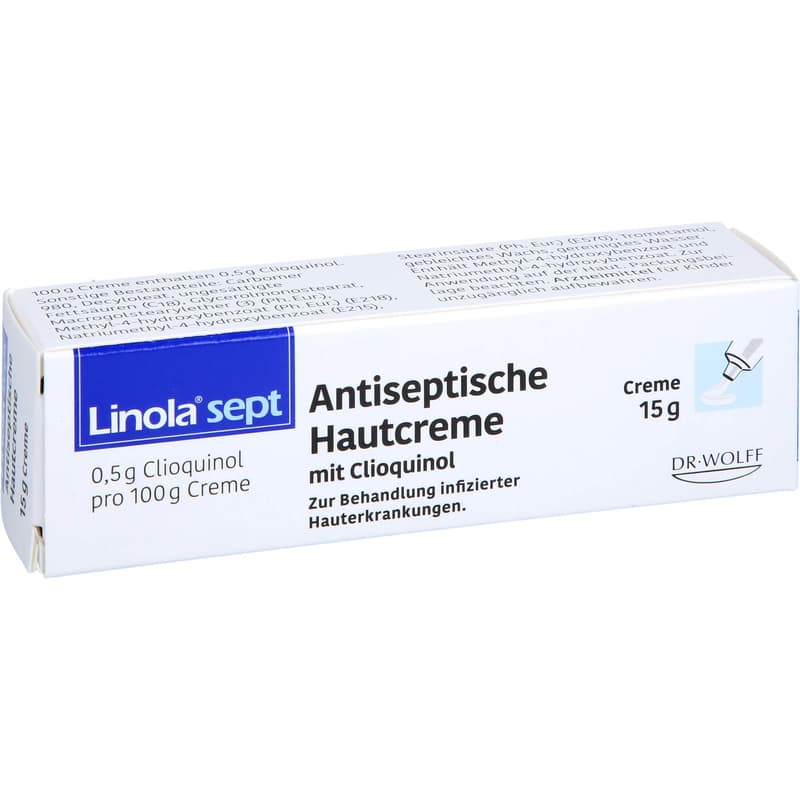 LINOLA sept Antiseptische Hautcreme mit Clioquinol