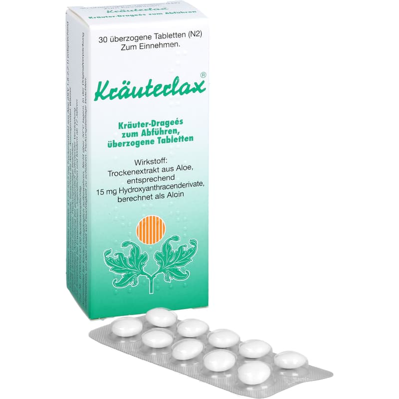 KRÄUTERLAX Dr.Henk 15 mg Kräuterdrag.z.Abführen