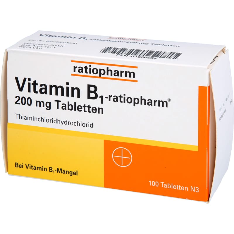VITAMIN B1-RATIOPHARM 200 mg Tabletten