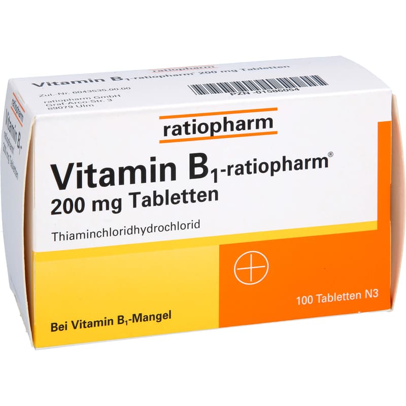 VITAMIN B1-RATIOPHARM 200 mg Tabletten