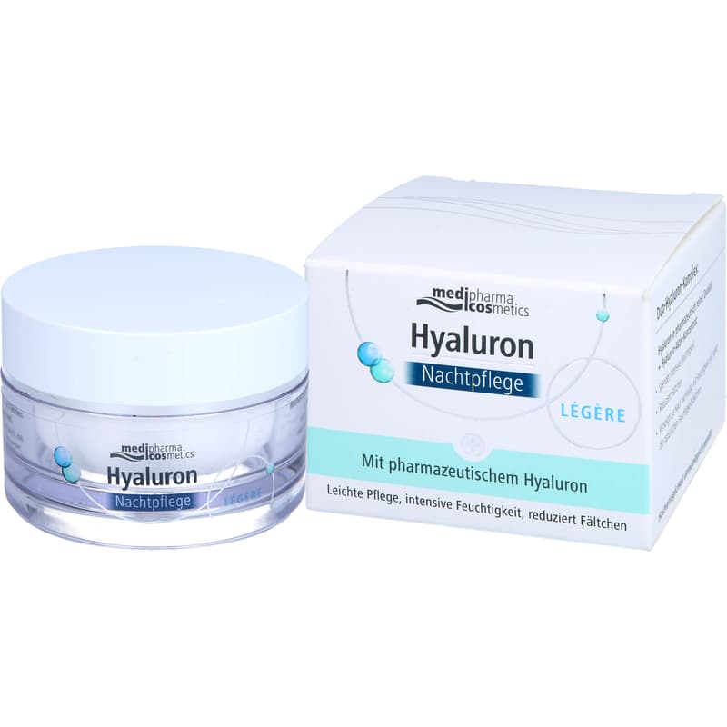HYALURON NACHTPFLEGE legere Creme im Tiegel