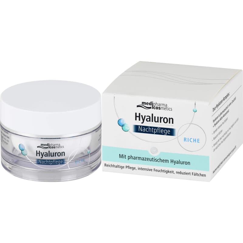 HYALURON NACHTPFLEGE riche Creme im Tiegel