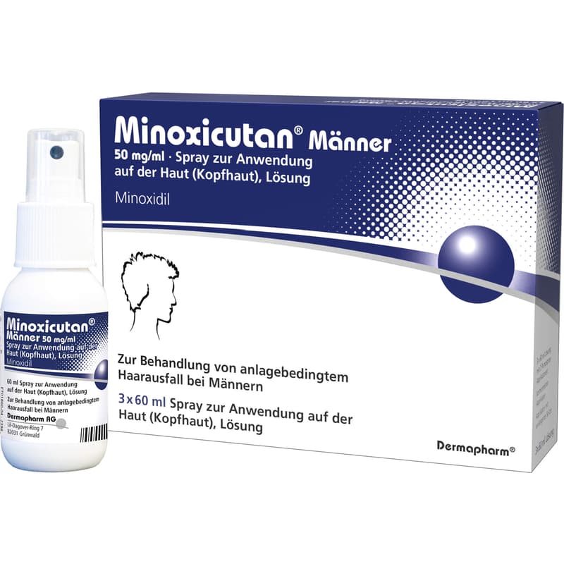 MINOXICUTAN Männer 50 mg/ml Spray