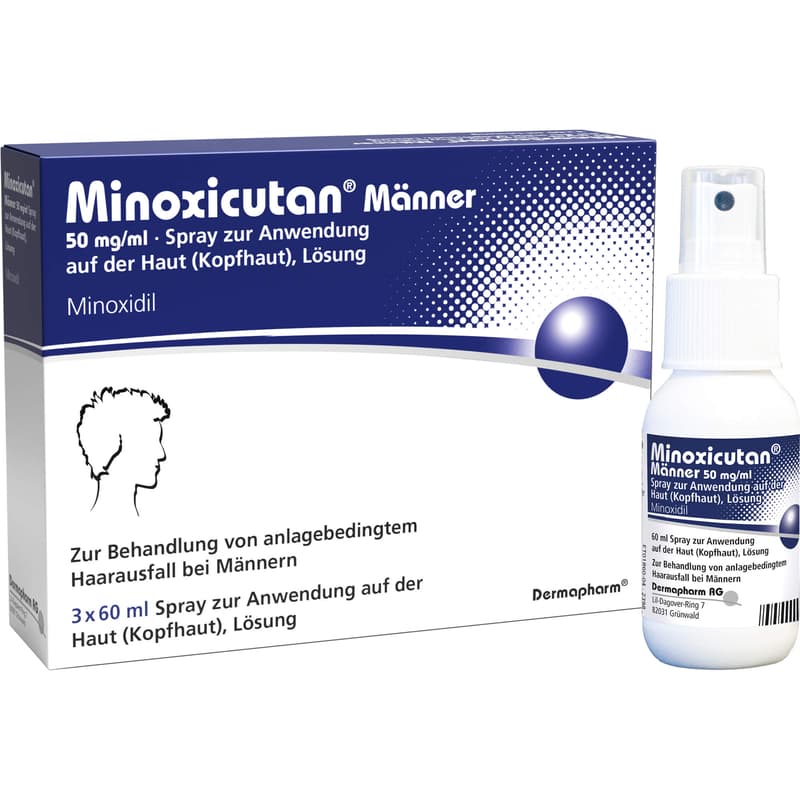 MINOXICUTAN Männer 50 mg/ml Spray