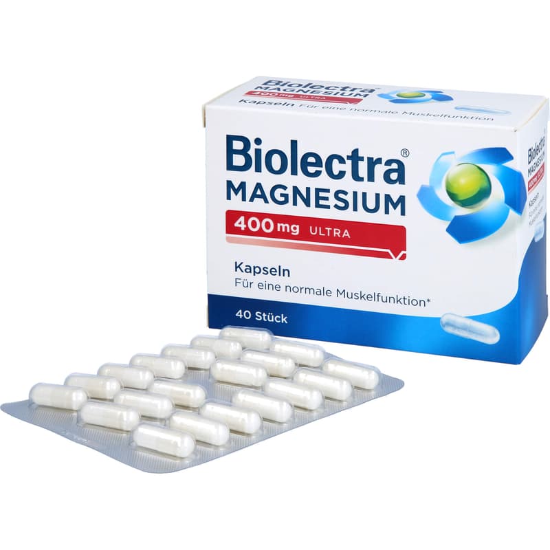 BIOLECTRA Magnesium 400 mg ultra Kapseln