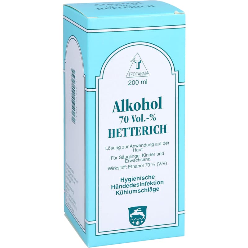 ALKOHOL 70% V/V Hetterich