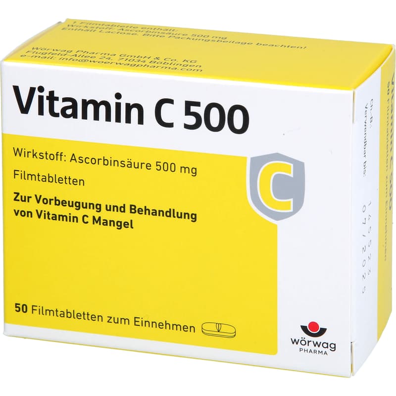 VITAMIN C 500 Filmtabletten