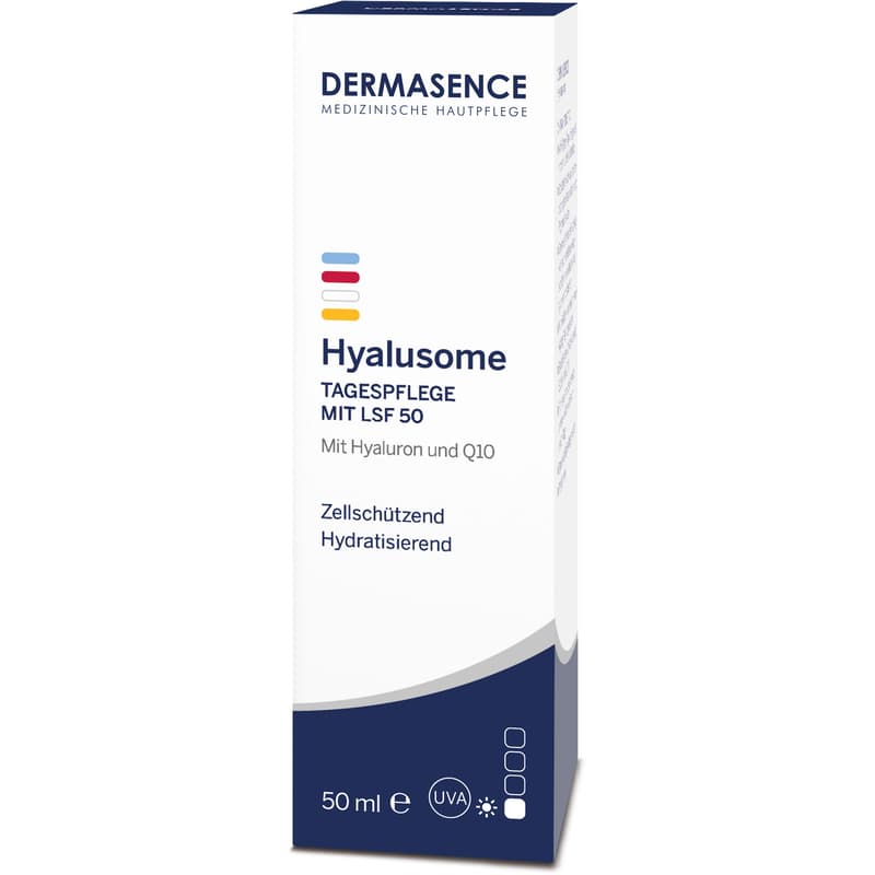 DERMASENCE Hyalusome Tagespflege mit LSF 50