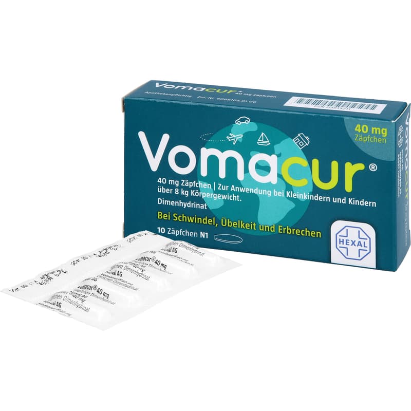 VOMACUR 40 Suppositorien