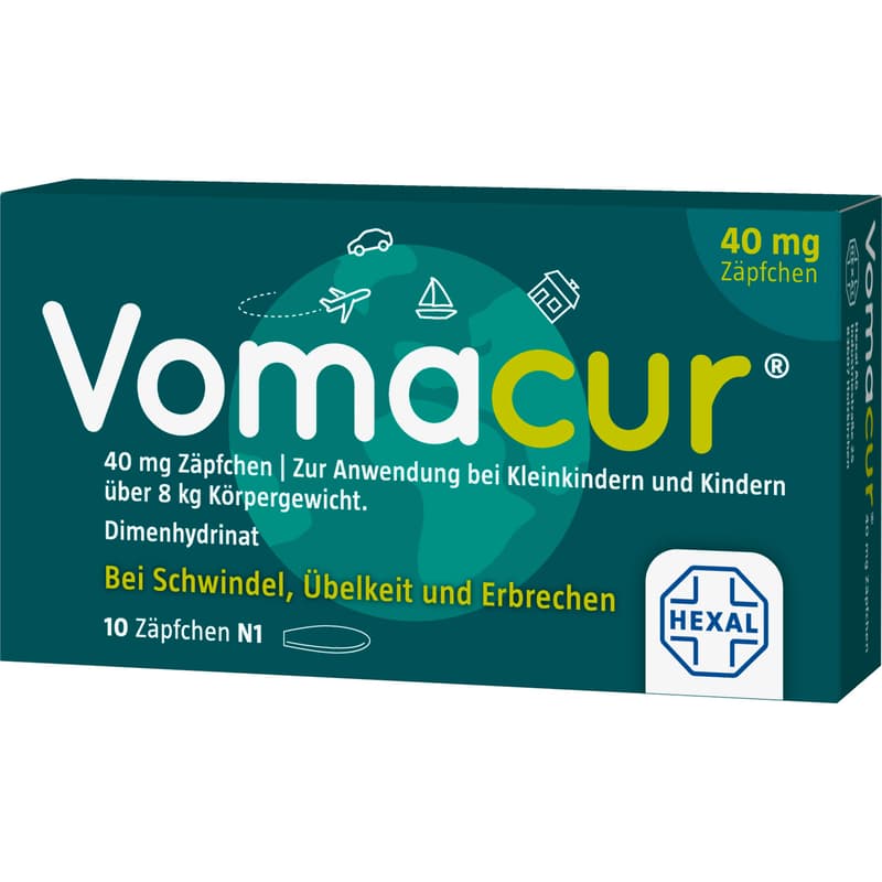 VOMACUR 40 Suppositorien