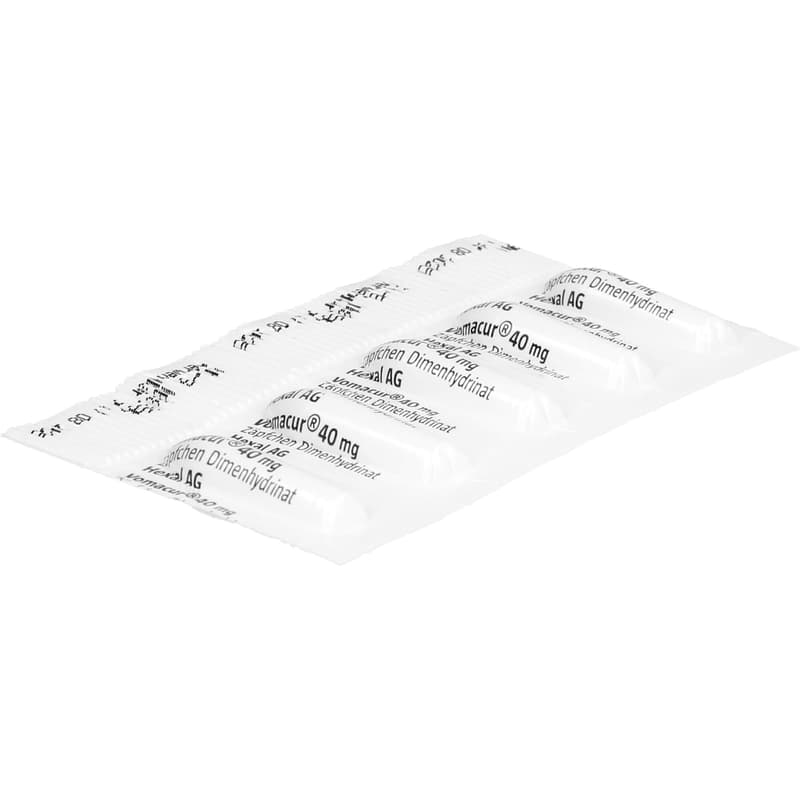 VOMACUR 40 Suppositorien