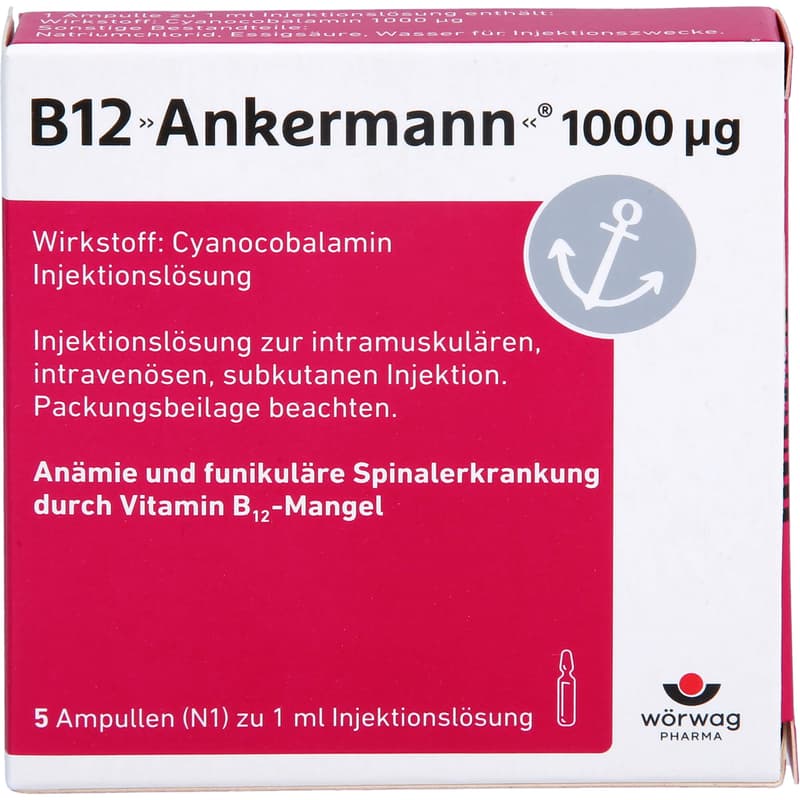 B12 ANKERMANN 1000 μg Injektionslösung Amp.