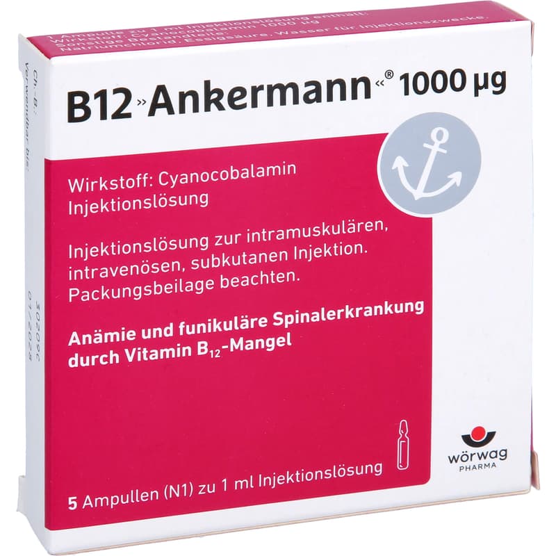 B12 ANKERMANN 1000 μg Injektionslösung Amp.