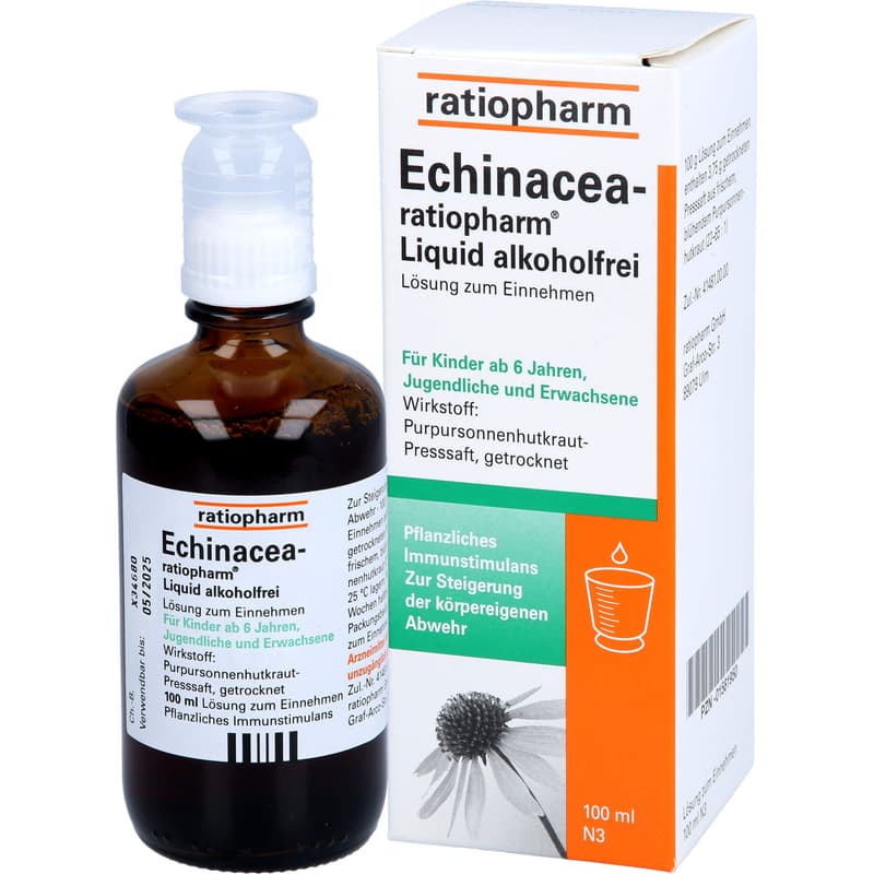 ECHINACEA-RATIOPHARM Liquid alcohol-free