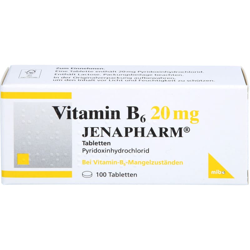VITAMIN B6 20 mg Jenapharm Tabletten