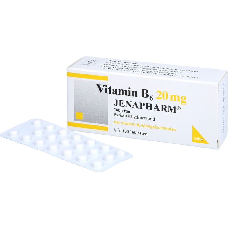 VITAMIN B6 20 mg Jenapharm Tabletten