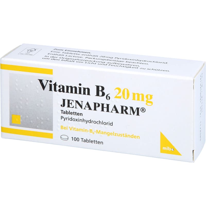VITAMIN B6 20 mg Jenapharm Tabletten